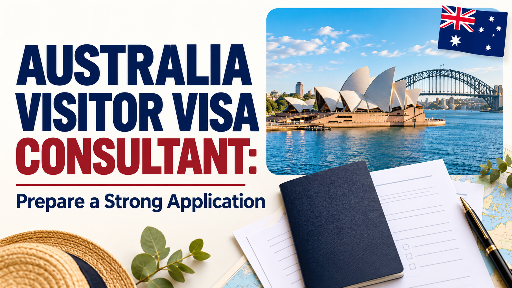 Australia visitor visa consultant helping prepare a strong application